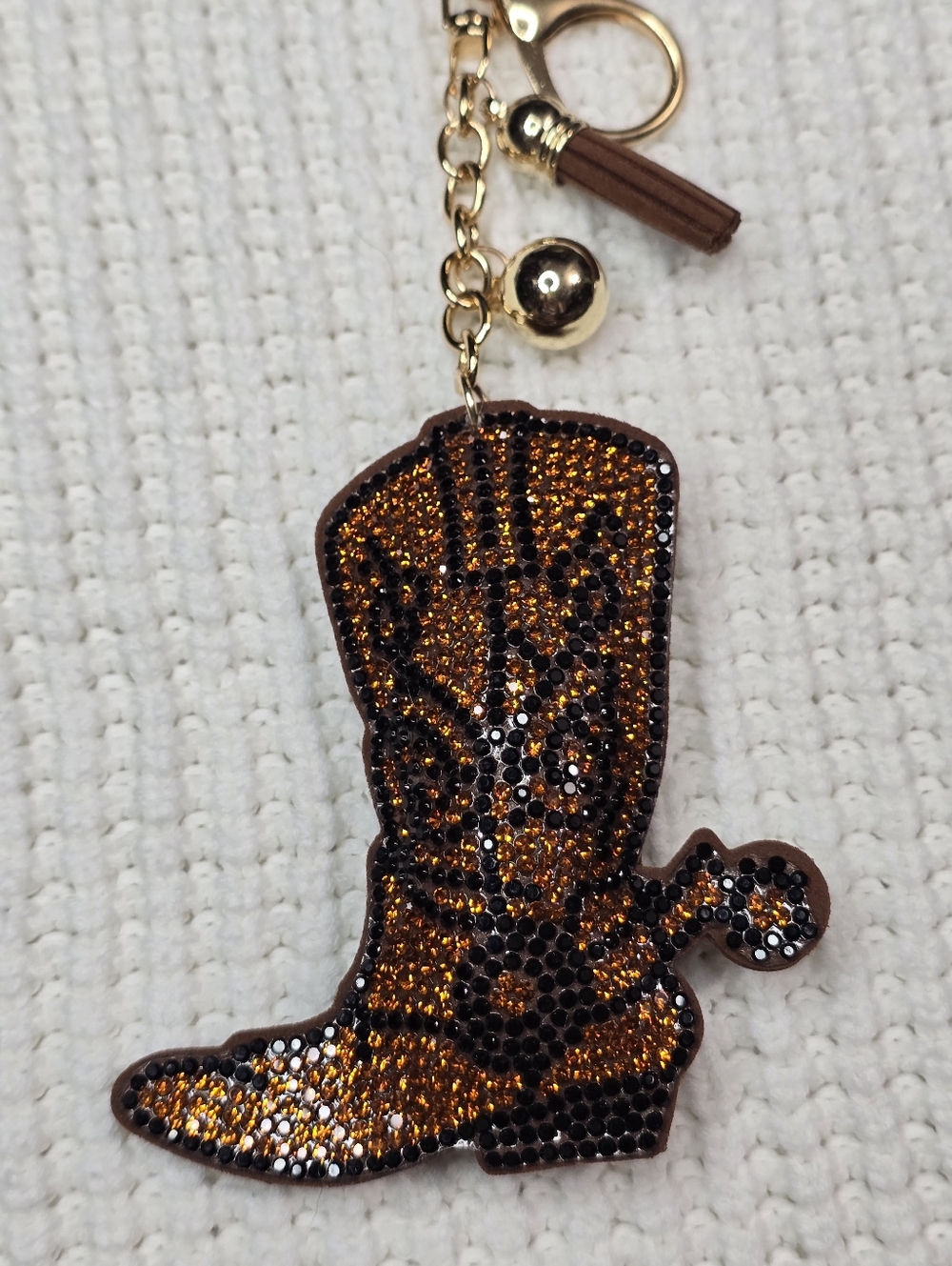 Glam Rhinestone Statement Keychains or Bag Charms